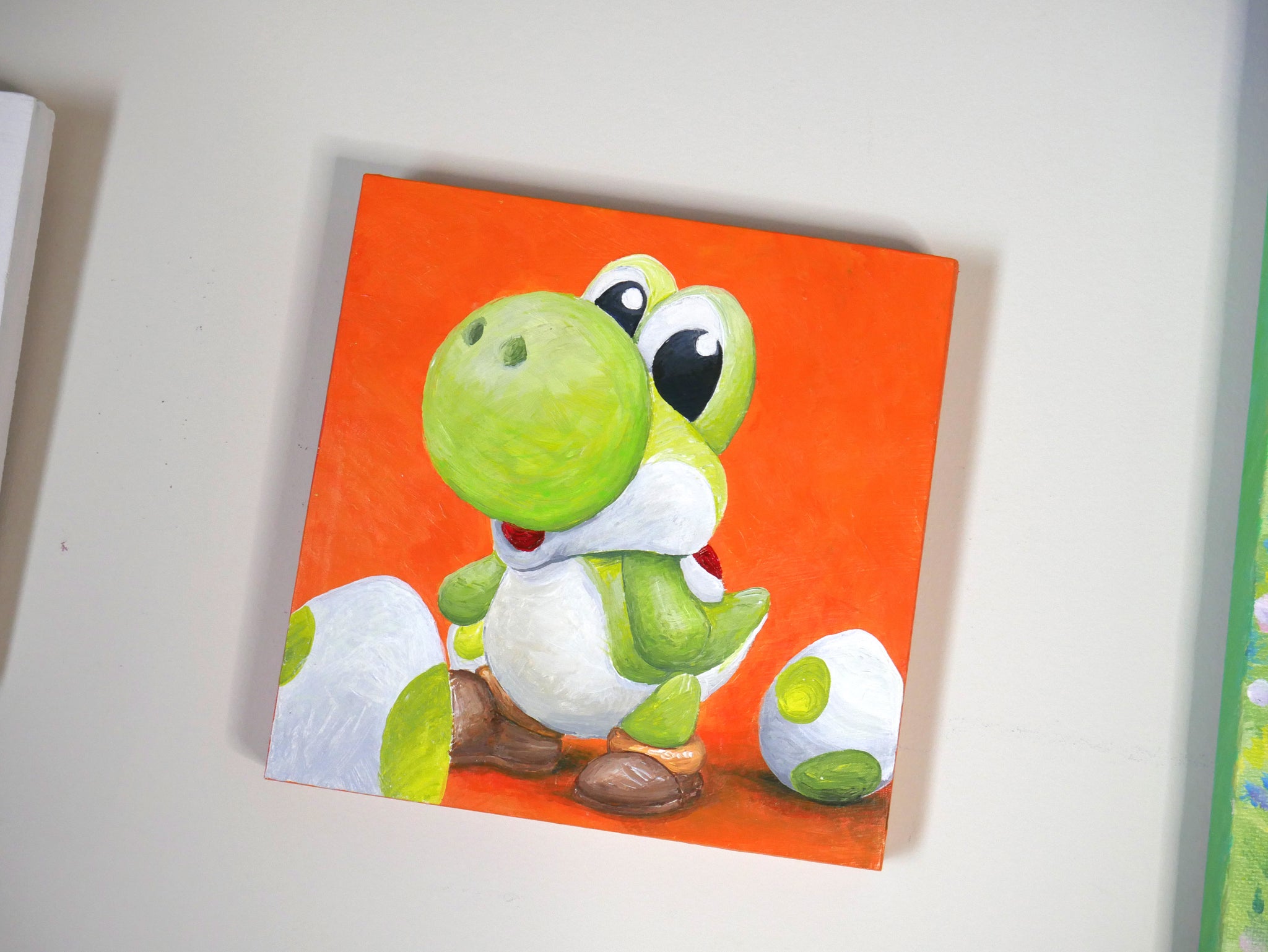 STEP BY STEP Beginner friendly follow along painting ♥ Yoshi!
