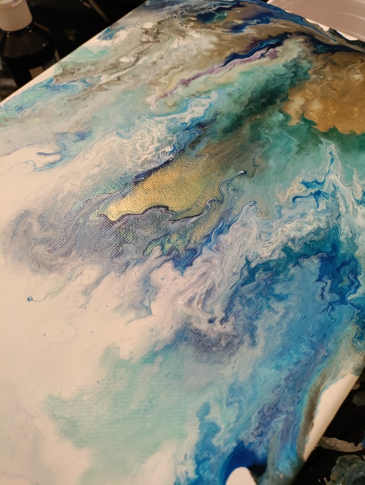 Fluid Art: Acrylic Paint Pouring Workshop (In-person)